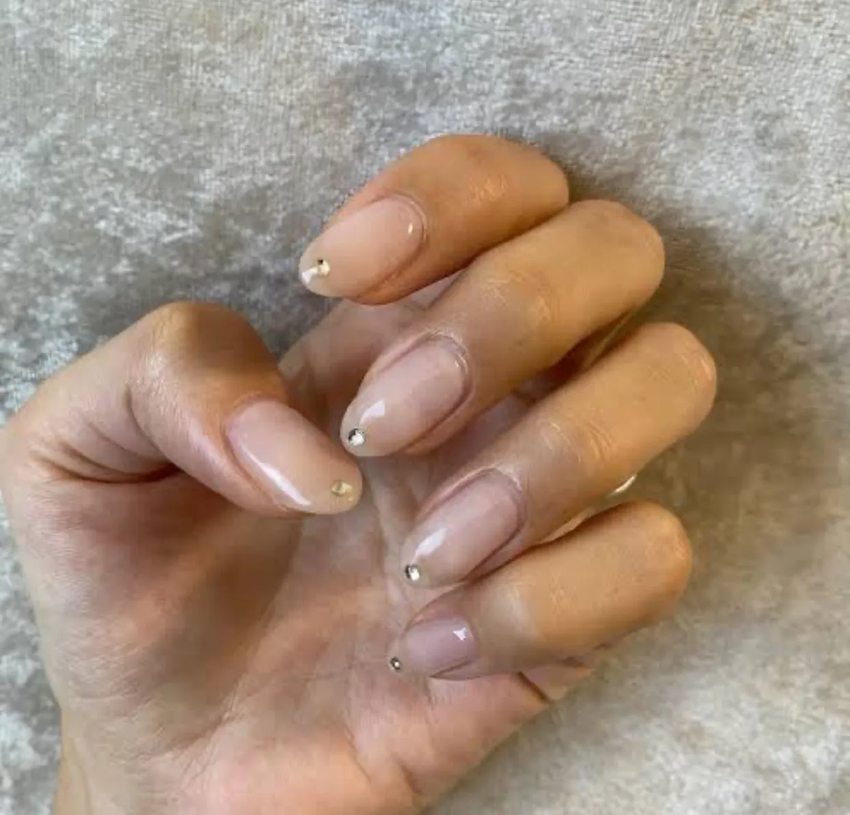 小ストーン両手10個まで★場所自由 / クリアジェル